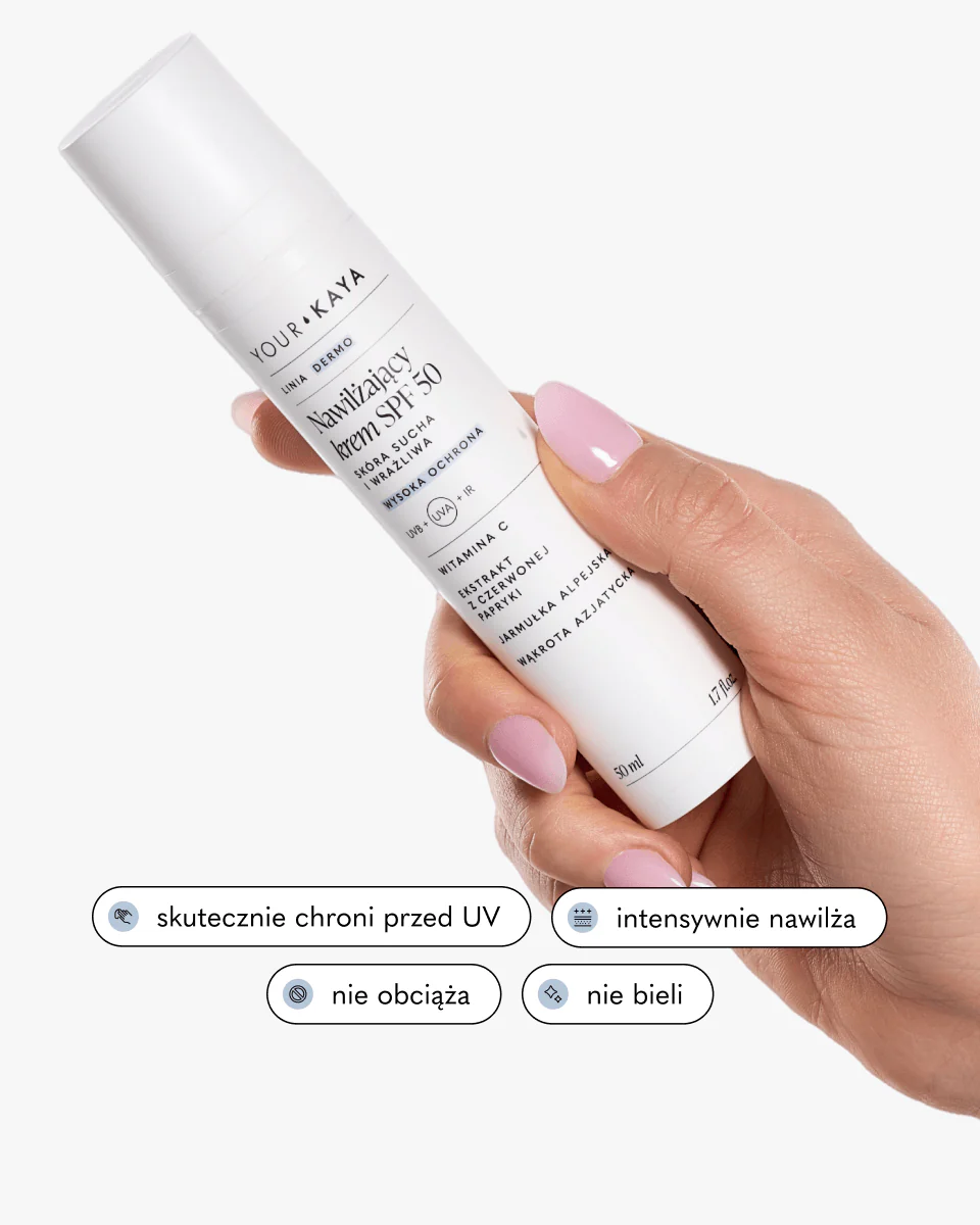 Zestaw: Nawilżający krem SPF 50 i Kojące serum do twarzy z witaminą C - Image 3