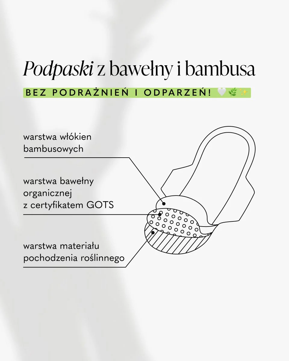 Podpaski z bawełny i bambusa - Image 9