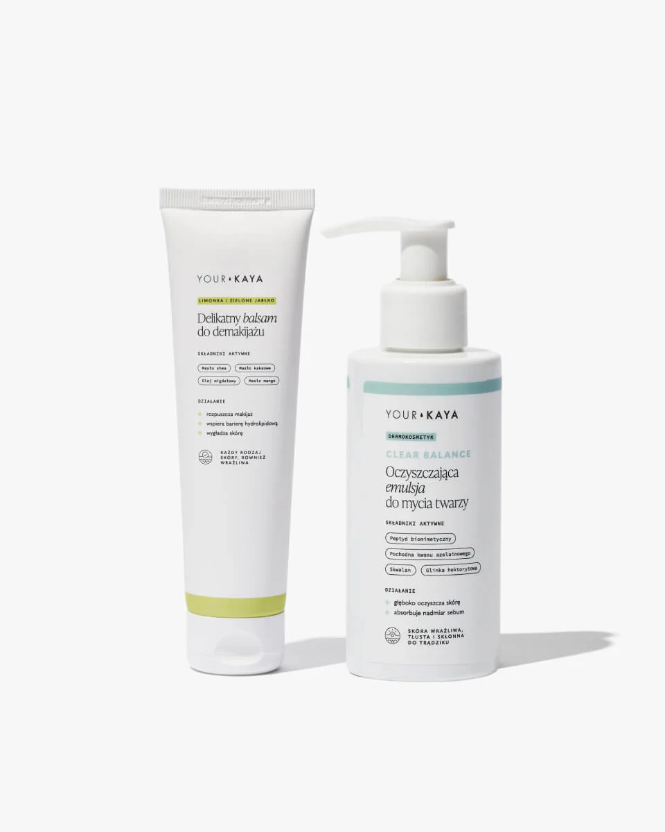 Zestaw BALANCED COMBO: Balsam do demakijażu i Oczyszczająca emulsja do mycia