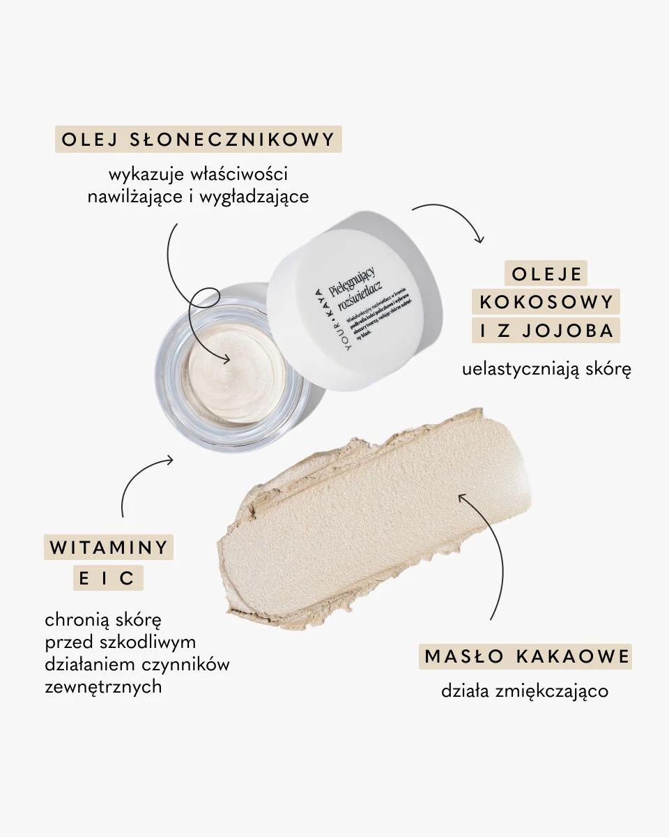 Zestaw: pielęgnujący bronzer, rozświetlacz i róż do policzków - Image 7