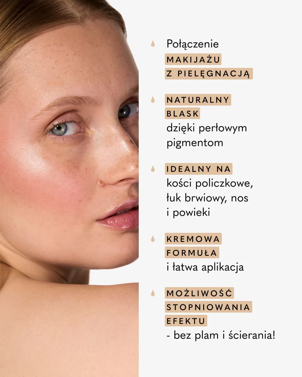 Zestaw: pielęgnujący bronzer, rozświetlacz i róż do policzków - Image 8