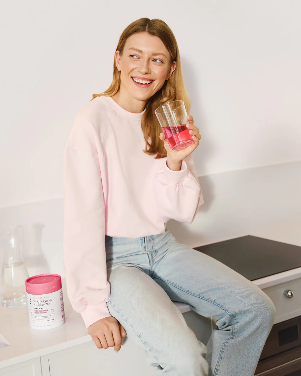 Zestaw prezentowy: More COLLAGEN i świeczka o zapachu róża-malina - Image 2